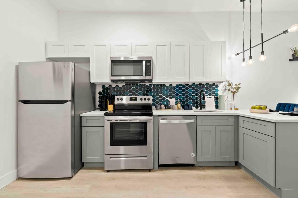 Contemporary Luxury Br, Ewr Airpt, Nyc, Free Pkng, Prudential Cntr, American Dream Mall Elizabeth Exterior foto